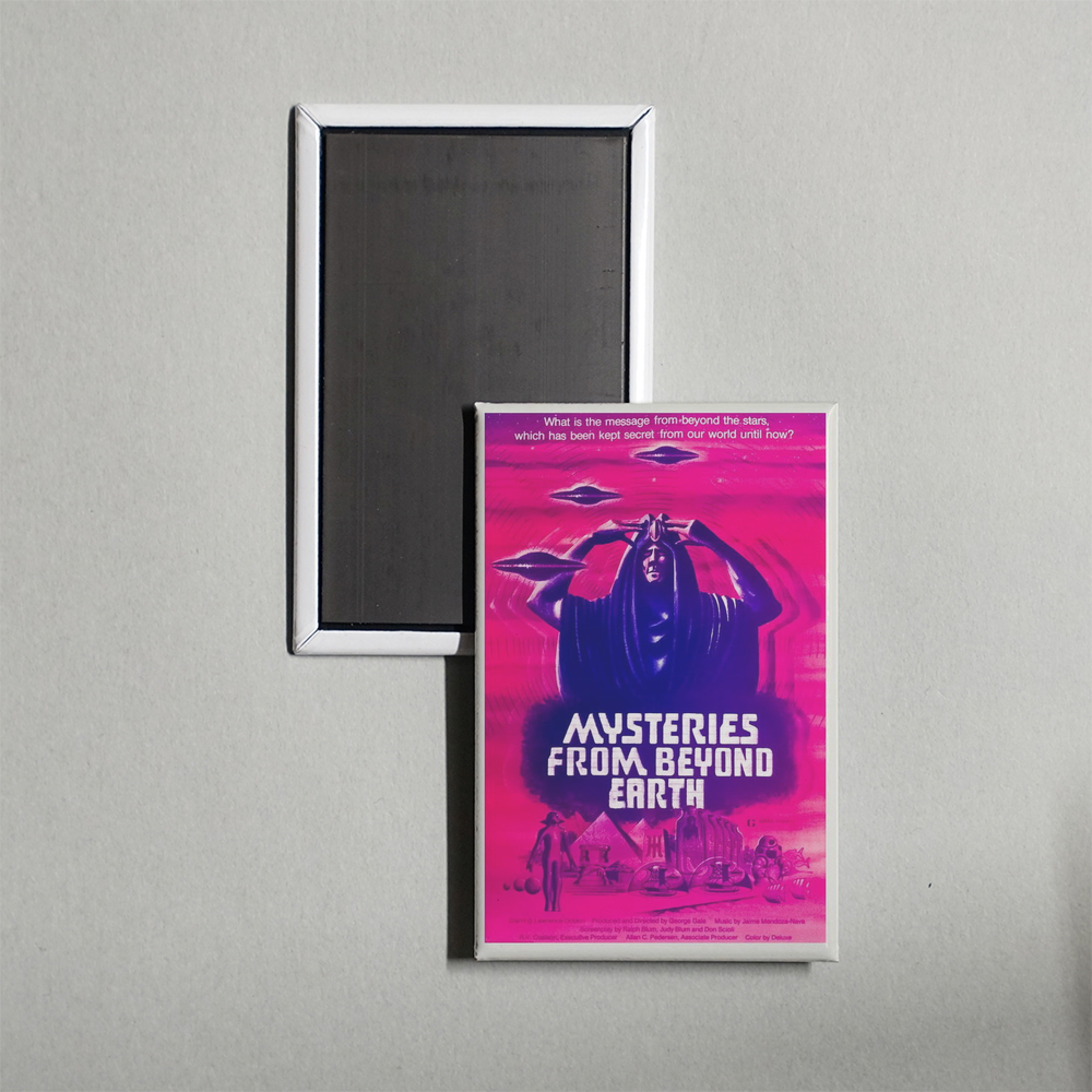 Mysteries From Beyond Earth Mini Movie Fridge Magnet