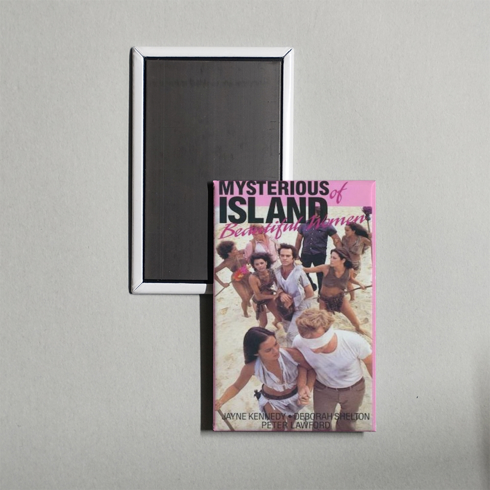 Mysterious Island of Beautiful Women Mini Movie Fridge Magnet