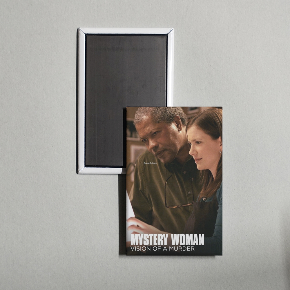 Mystery Woman Vision of a Murder Mini Movie Fridge Magnet