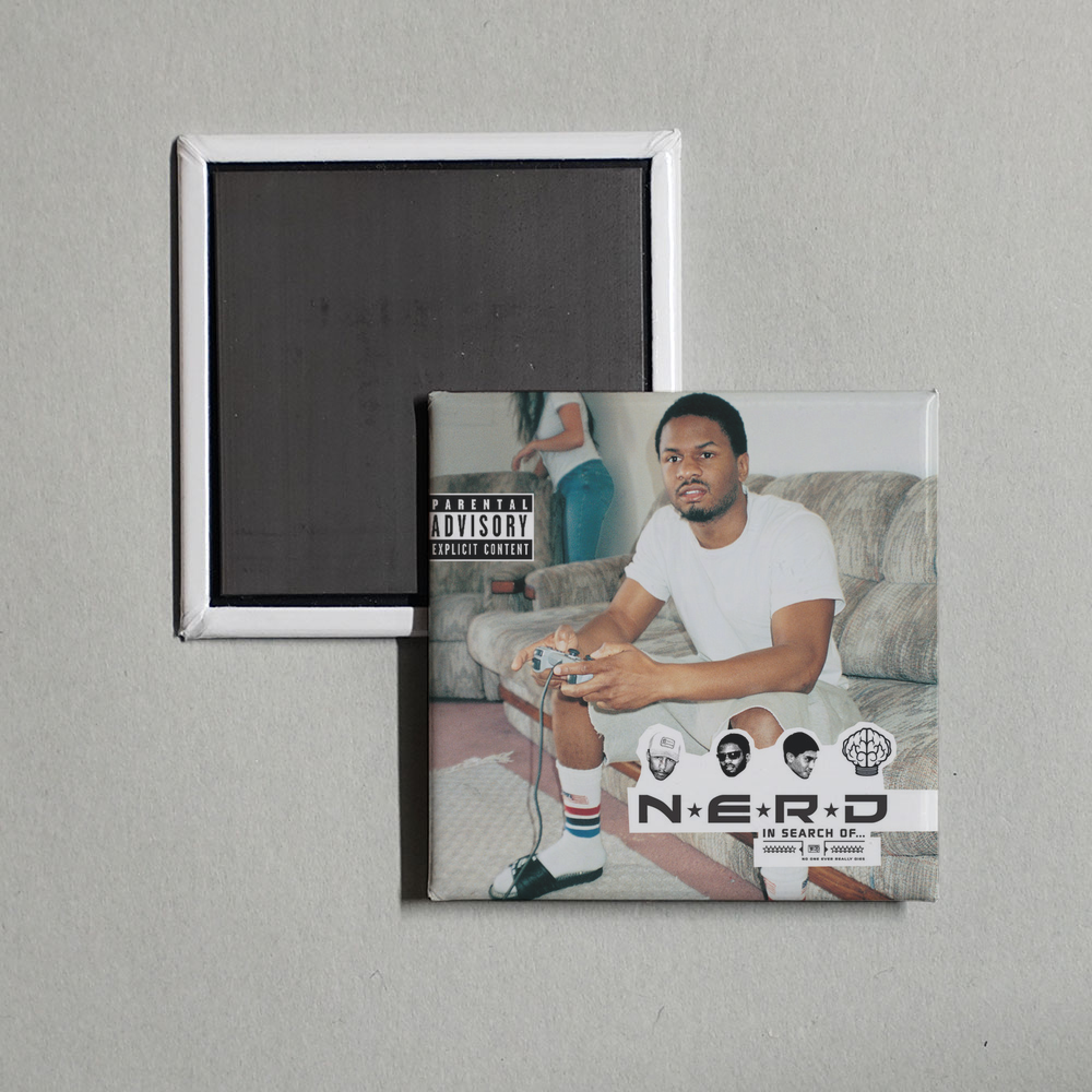 N.E.R.D - In Search Of... Album Cover Fridge Magnet