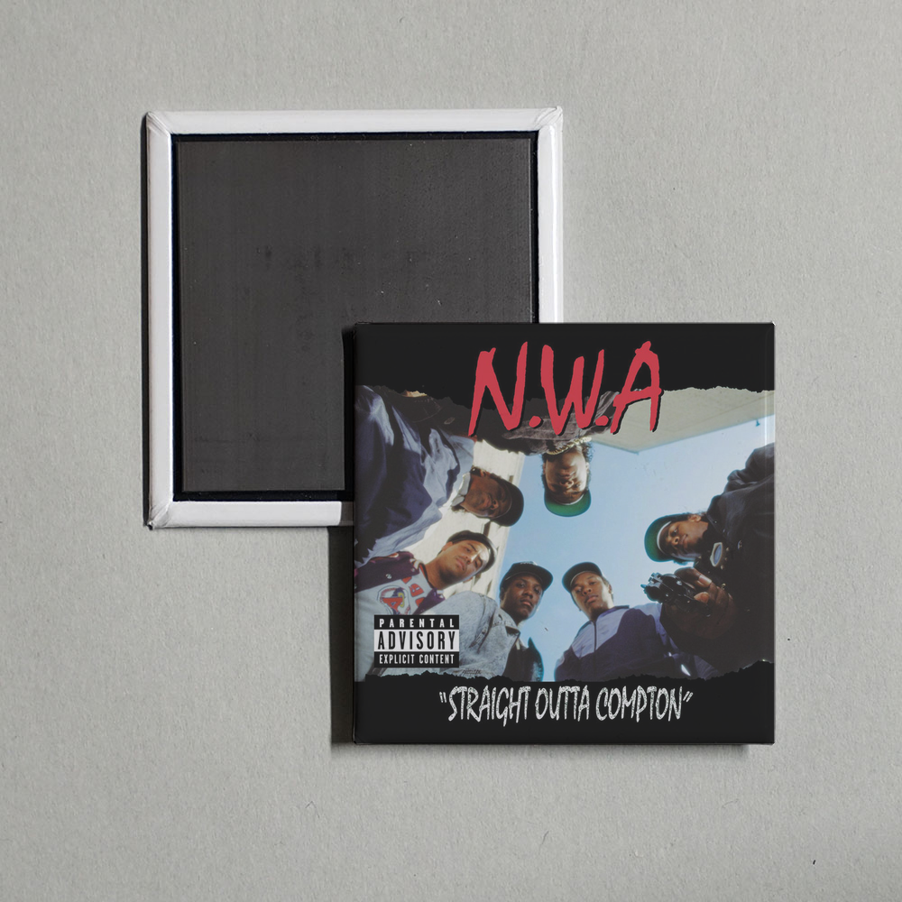 N.W.A. - Straight Outta Compton Album Cover Fridge Magnet