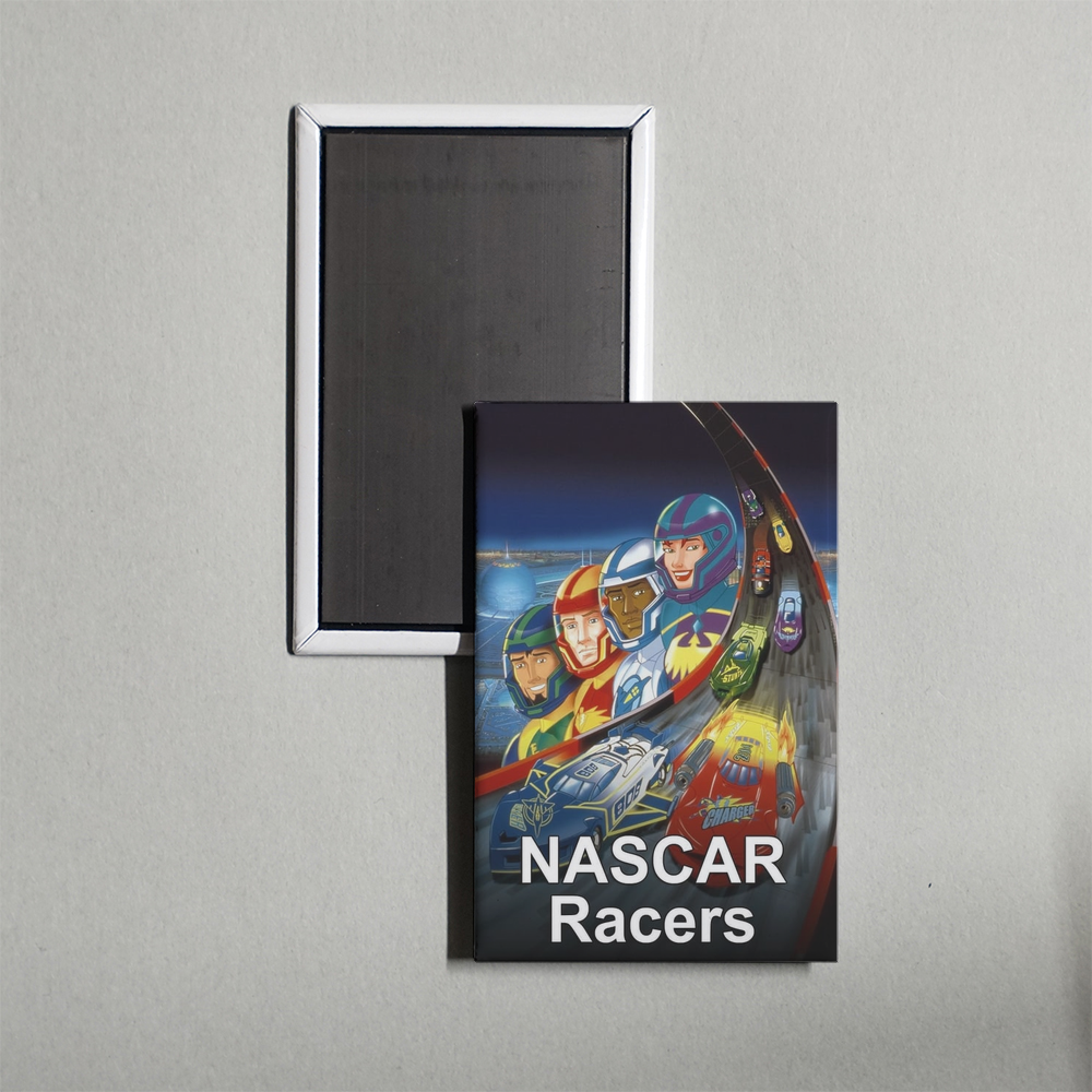 NASCAR Racers TV Show Fridge Magnet