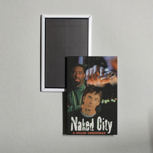 Naked City A Killer Christmas Mini Movie Fridge Magnet