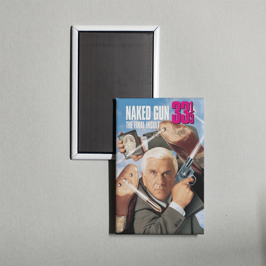 Naked Gun 33â…“ The Final Insult Mini Movie Fridge Magnet