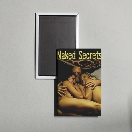 Naked Secrets Mini Movie Fridge Magnet