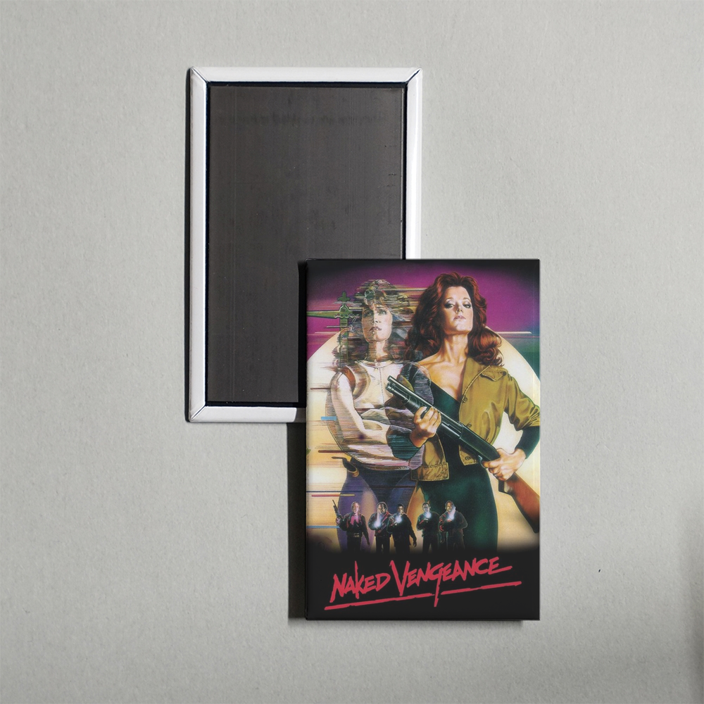 Naked Vengeance Mini Movie Fridge Magnet
