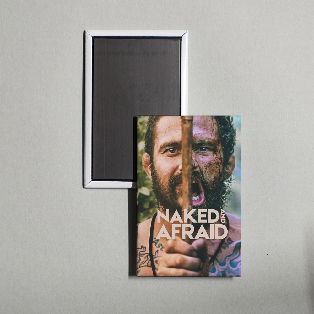 Naked and Afraid TV Show Fridge Magnet