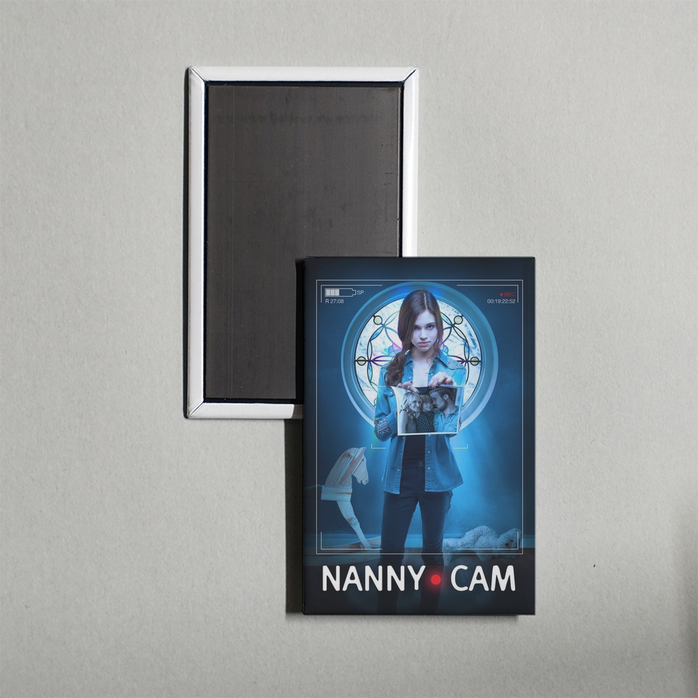 Nanny Cam Mini Movie Fridge Magnet
