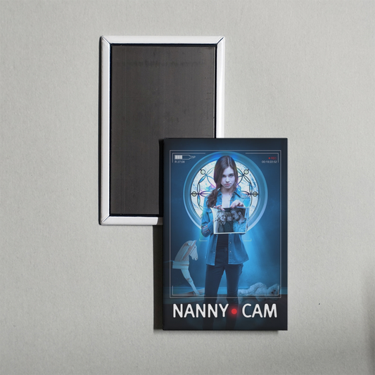Nanny Cam Mini Movie Fridge Magnet