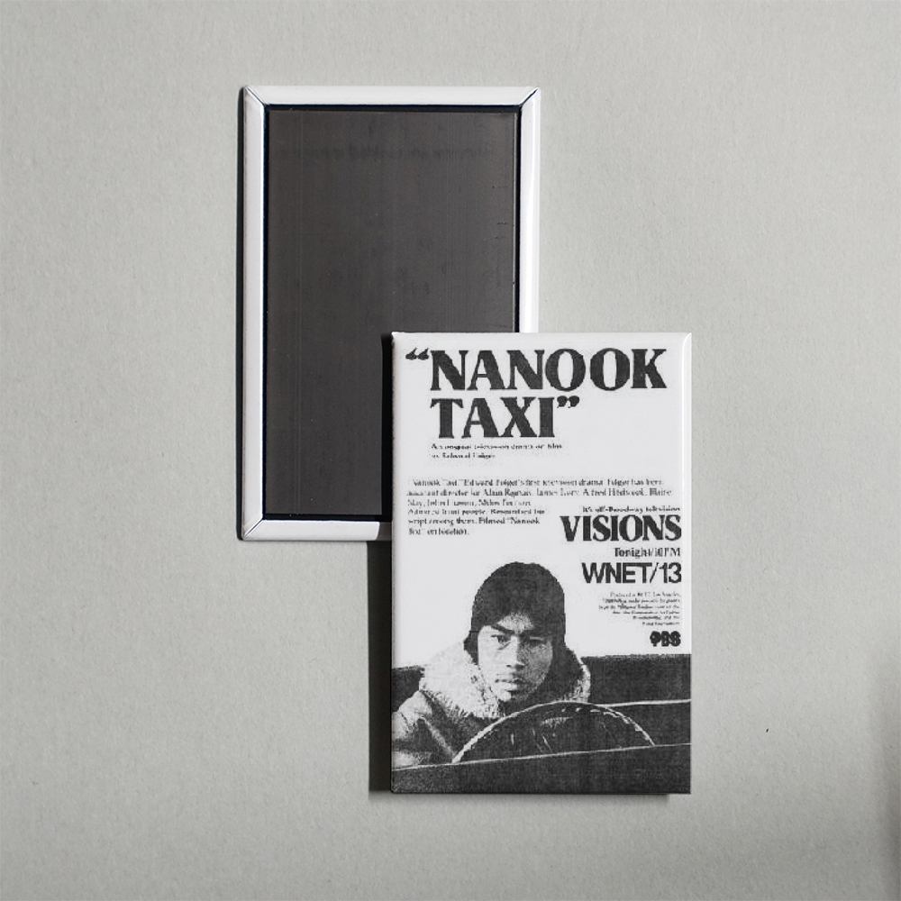 Nanook Taxi Mini Movie Fridge Magnet