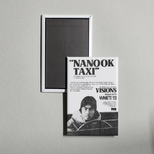 Nanook Taxi Mini Movie Fridge Magnet