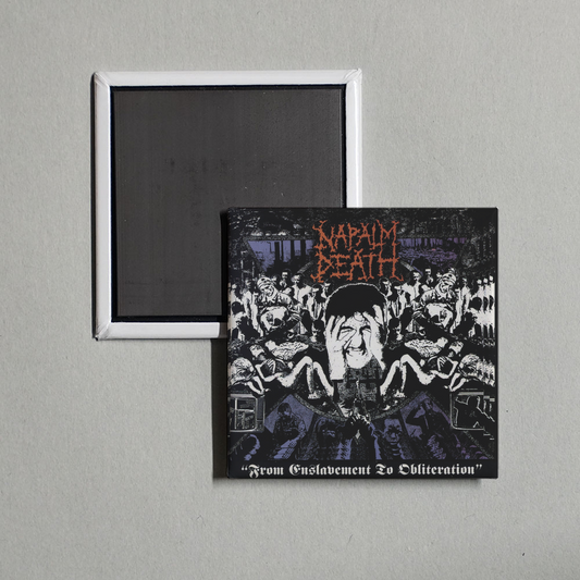 Napalm Death - From Enslavement To Obliteration Album Cover Fridge Magnet