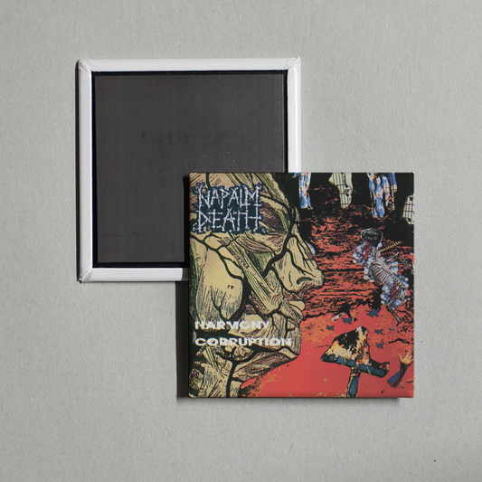 Napalm Death - Harmony Corruption Album Cover Fridge Magnet
