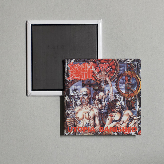 Napalm Death - Utopia Banished (Remastered 2012 Edition) Album Cover Fridge Magnet