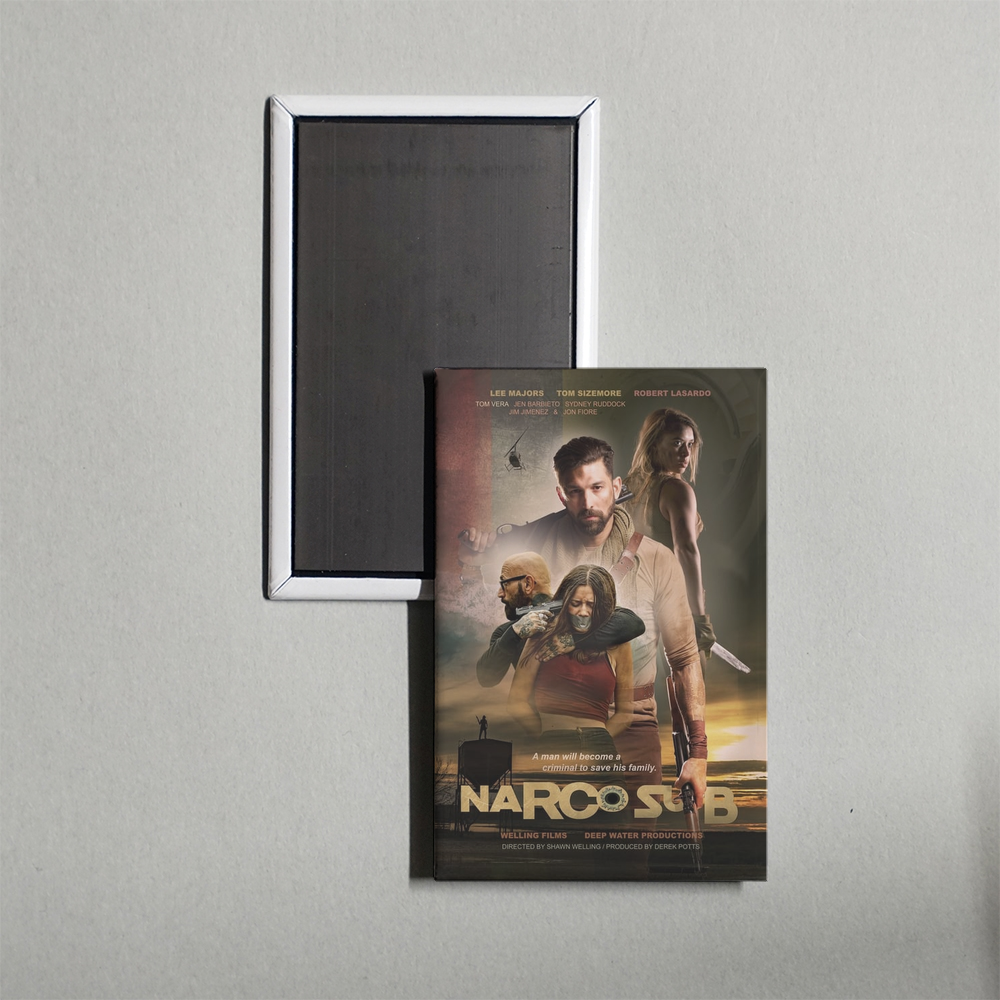 Narco Sub Mini Movie Fridge Magnet