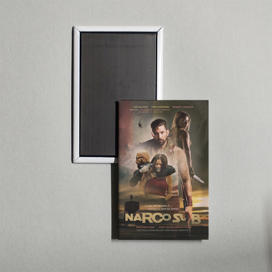Narco Sub Mini Movie Fridge Magnet