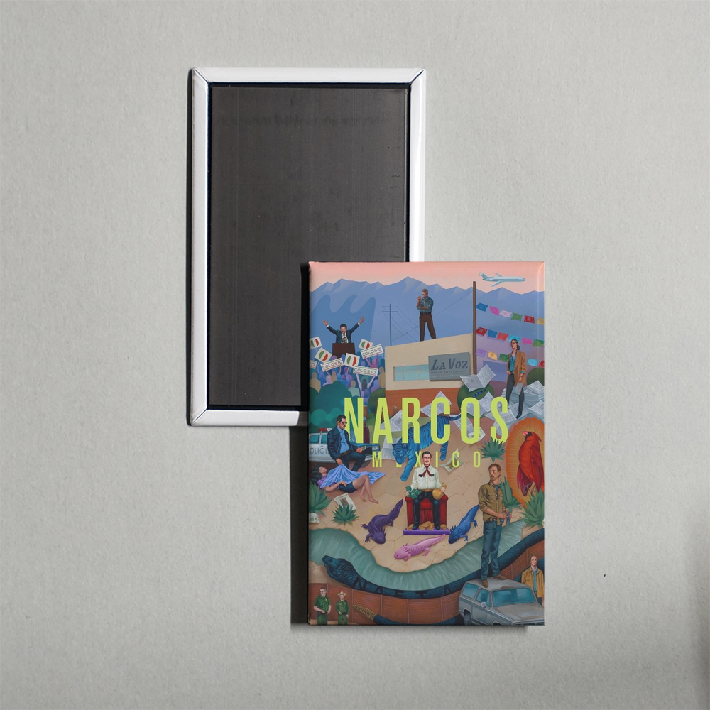 Narcos Mexico TV Show Fridge Magnet