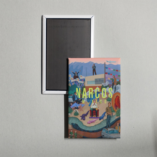 Narcos Mexico TV Show Fridge Magnet