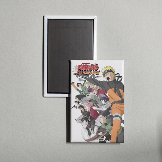Naruto Shippuden the Movie The Will of Fire Mini Movie Fridge Magnet