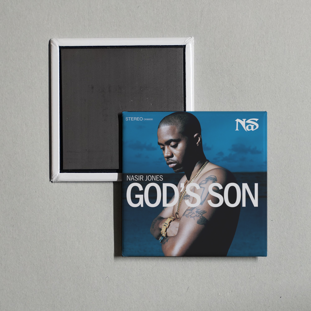 Nas - God's Son Album Cover Fridge Magnet