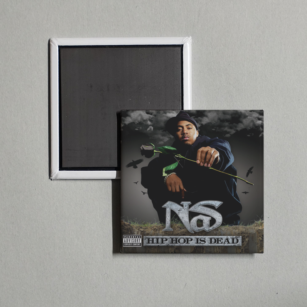 Nas - Hip Hop Is Dead (Expanded Edition) Album Cover Fridge Magnet