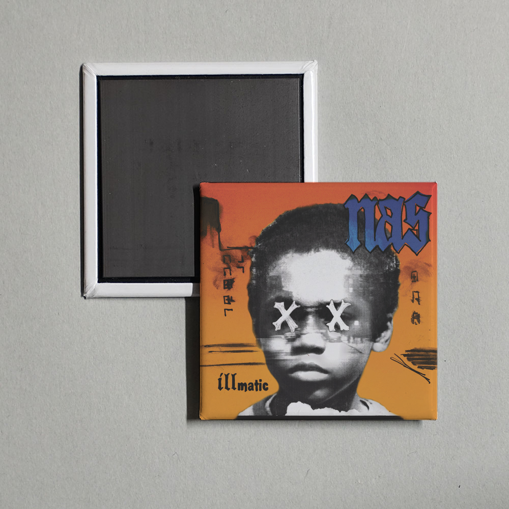 Nas - Illmatic XX Album Cover Fridge Magnet
