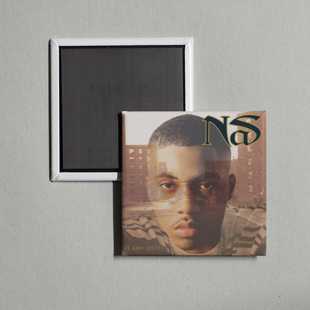 Nas - It Was Written Album Cover Fridge Magnet