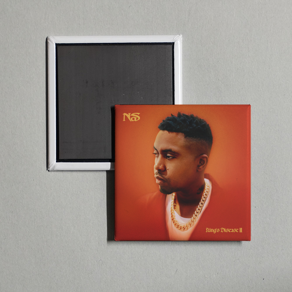 Nas - King's Disease II Album Cover Fridge Magnet