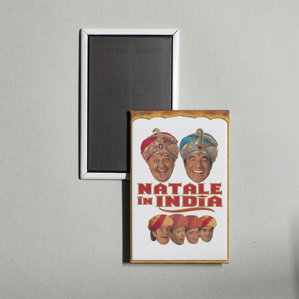 Natale in India Mini Movie Fridge Magnet