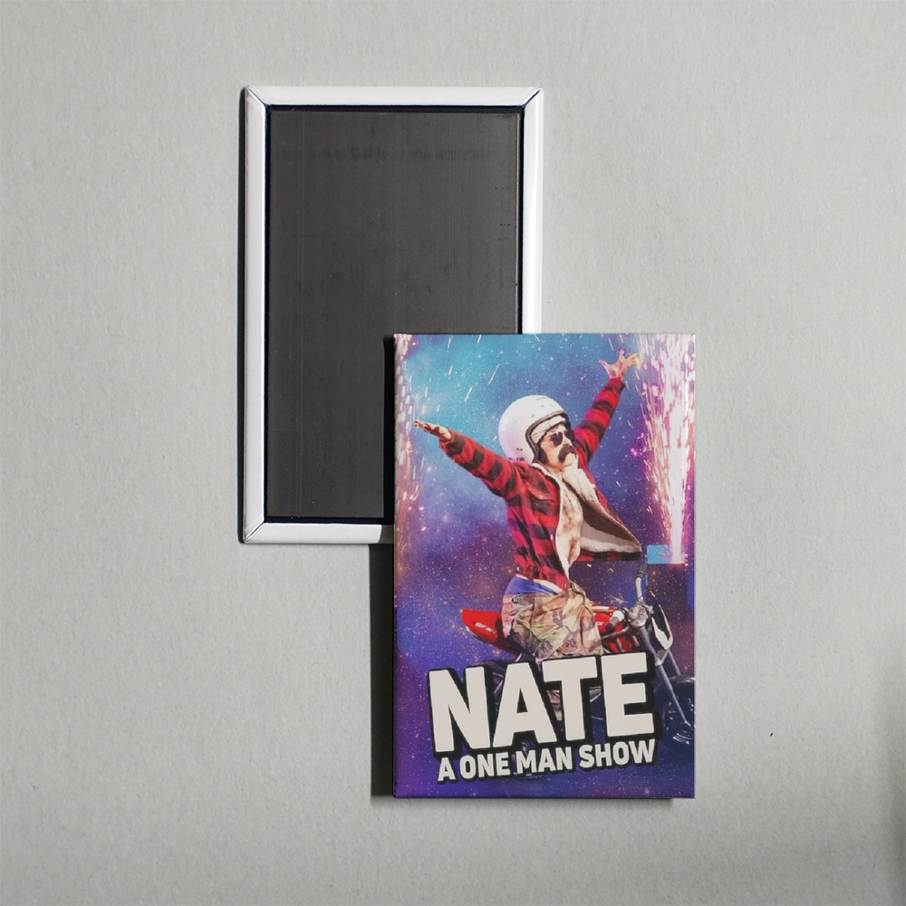 Nate A One Man Show Mini Movie Fridge Magnet