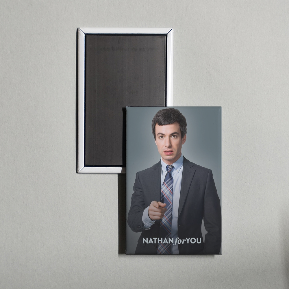Nathan for You TV Show Fridge Magnet