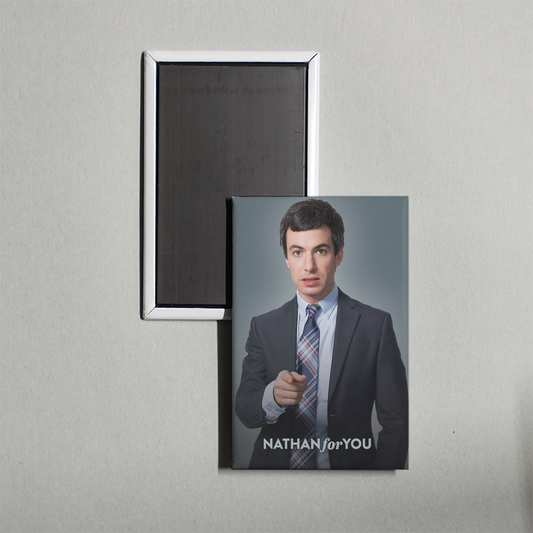 Nathan for You TV Show Fridge Magnet