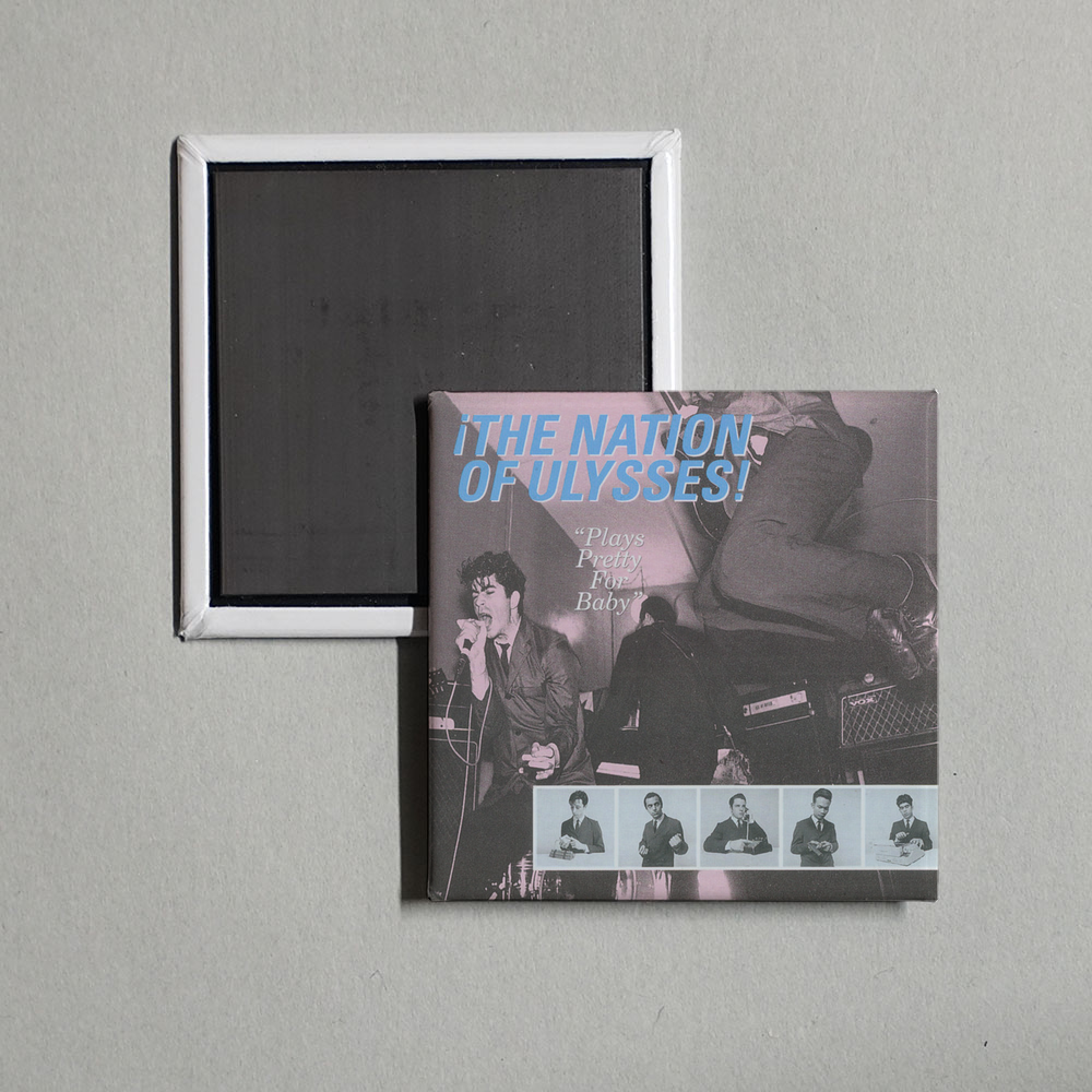 Nation of Ulysses - Plays Pretty For Baby Album Cover Fridge Magnet