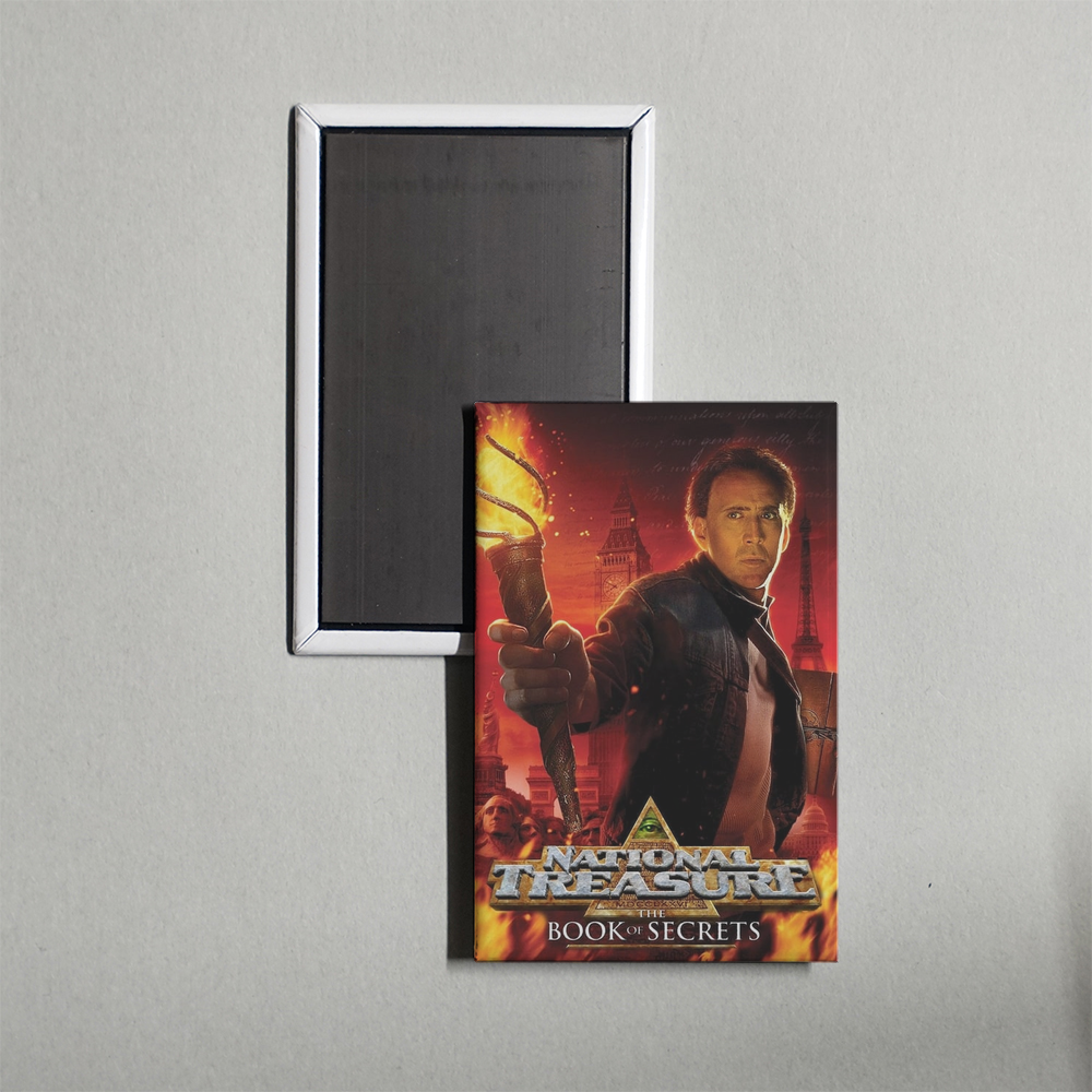 National Treasure Book of Secrets Mini Movie Fridge Magnet