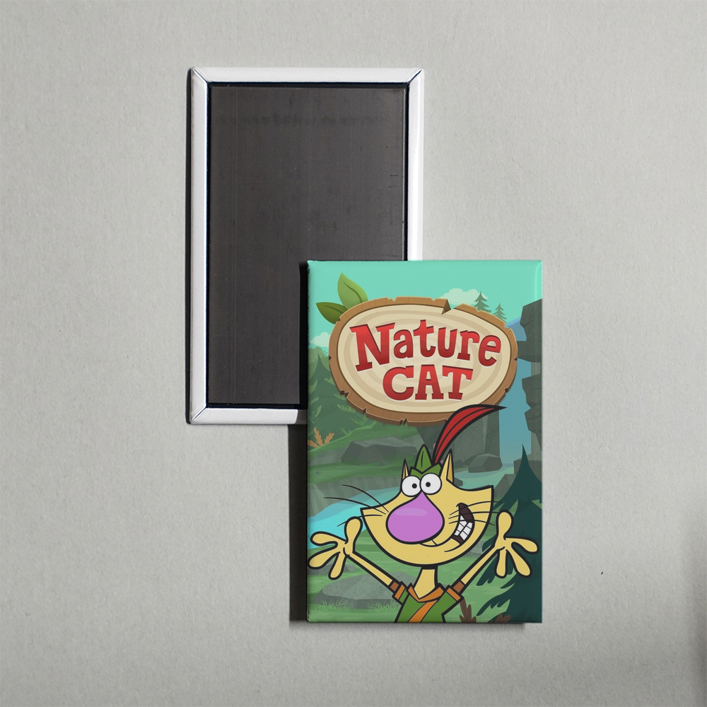 Nature Cat TV Show Fridge Magnet