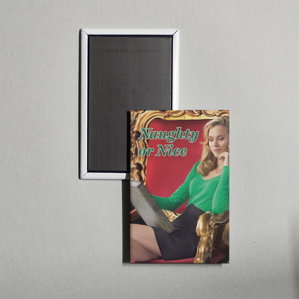 Naughty or Nice Mini Movie Fridge Magnet
