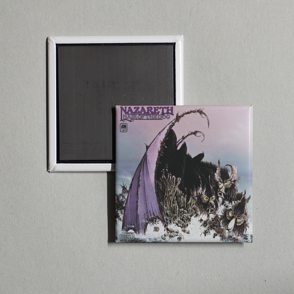 Nazareth - Hair Of The Dog Album Cover Fridge Magnet