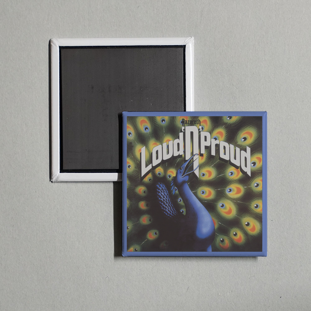 Nazareth - Loud 'N' Proud (Expanded Edition) Album Cover Fridge Magnet