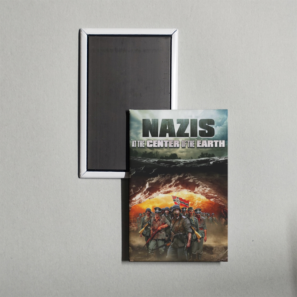 Nazis at the Center of the Earth Mini Movie Fridge Magnet