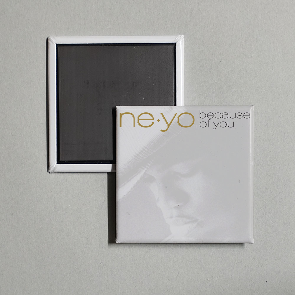 Ne-Yo - Because Of You Album Cover Fridge Magnet