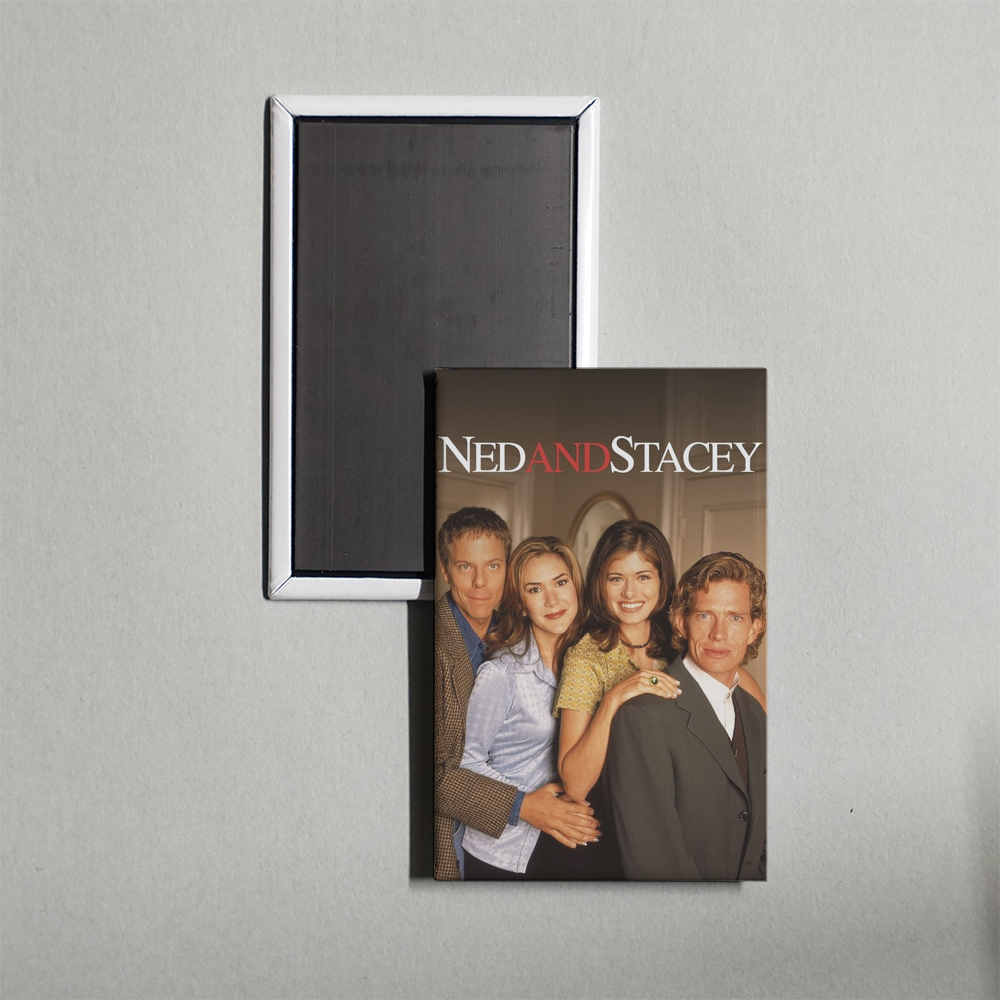 Ned and Stacey TV Show Fridge Magnet