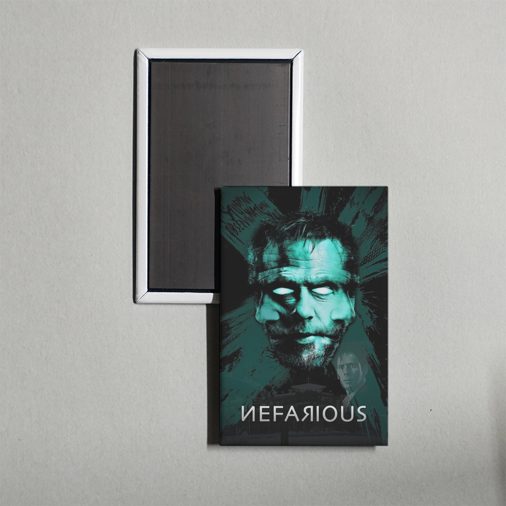 Nefarious Mini Movie Fridge Magnet