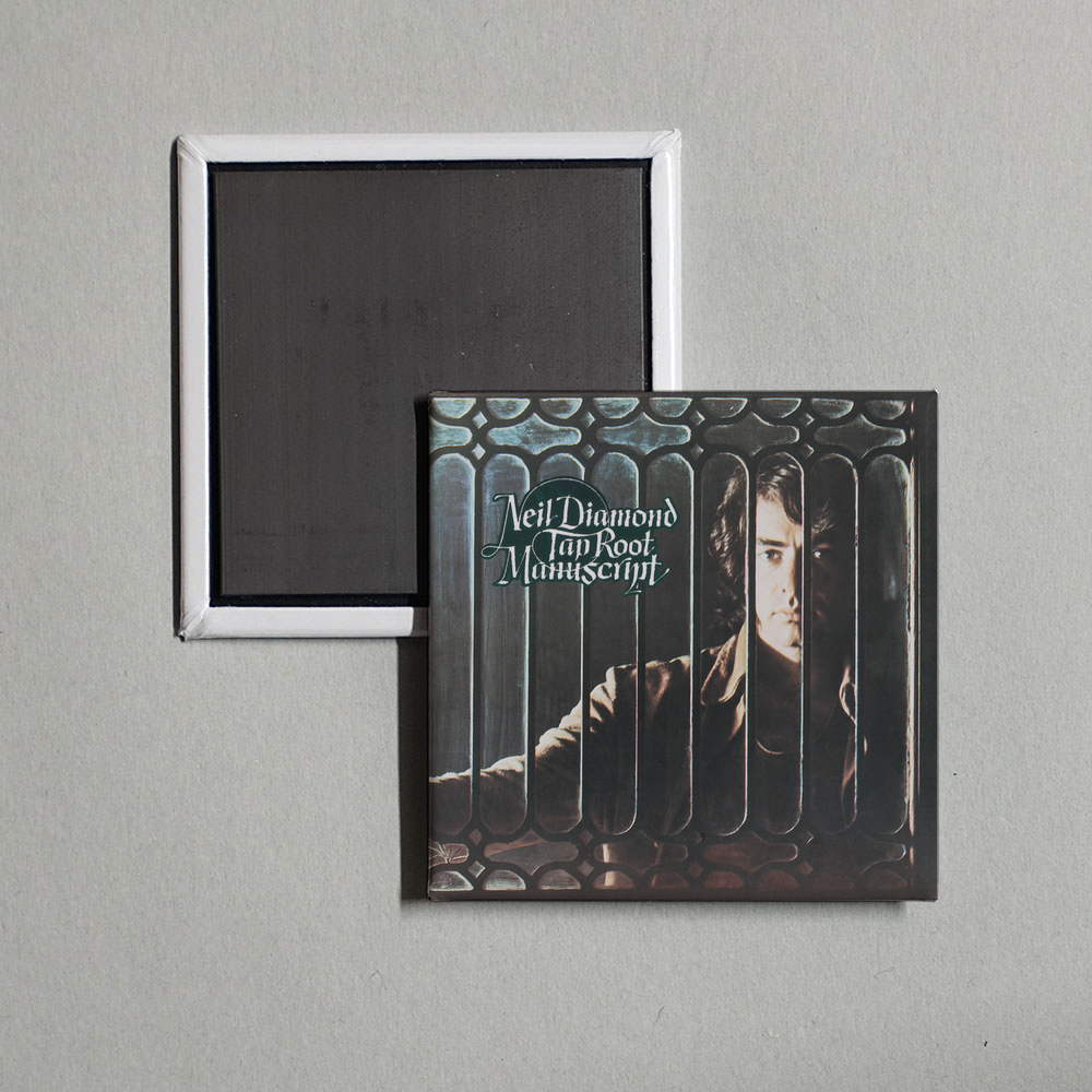 Neil Diamond - Tap Root Manuscript Album Cover Fridge Magnet