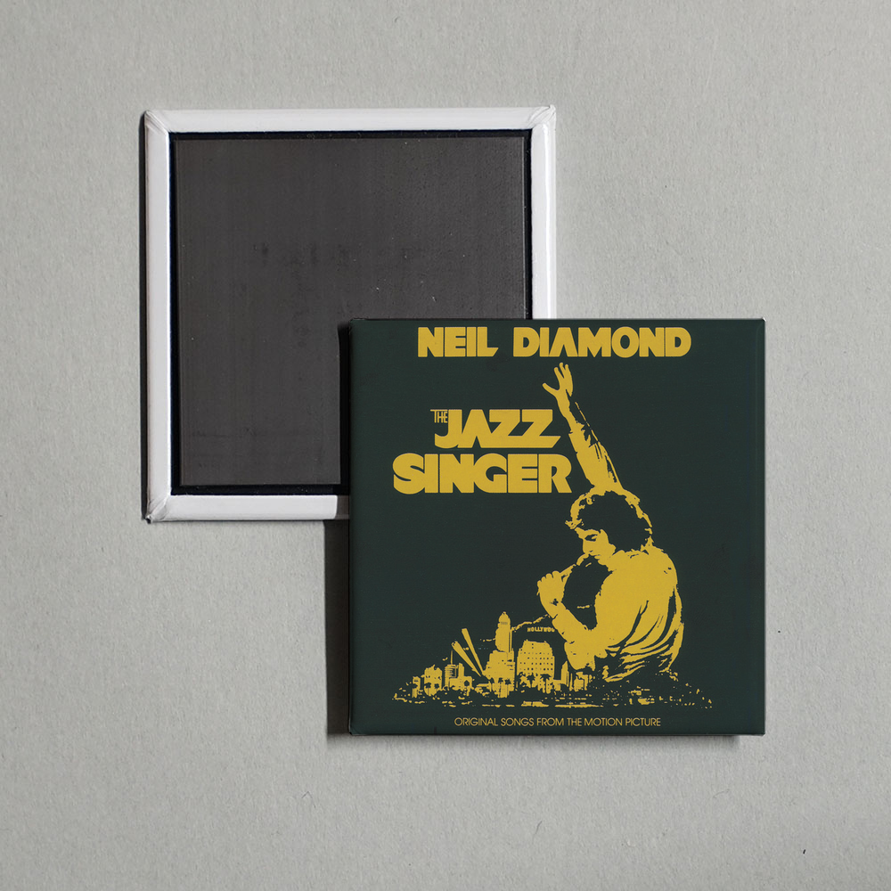 Neil Diamond - The Jazz Singer (Original Songs From The Motion Picture) Album Cover Fridge Magnet