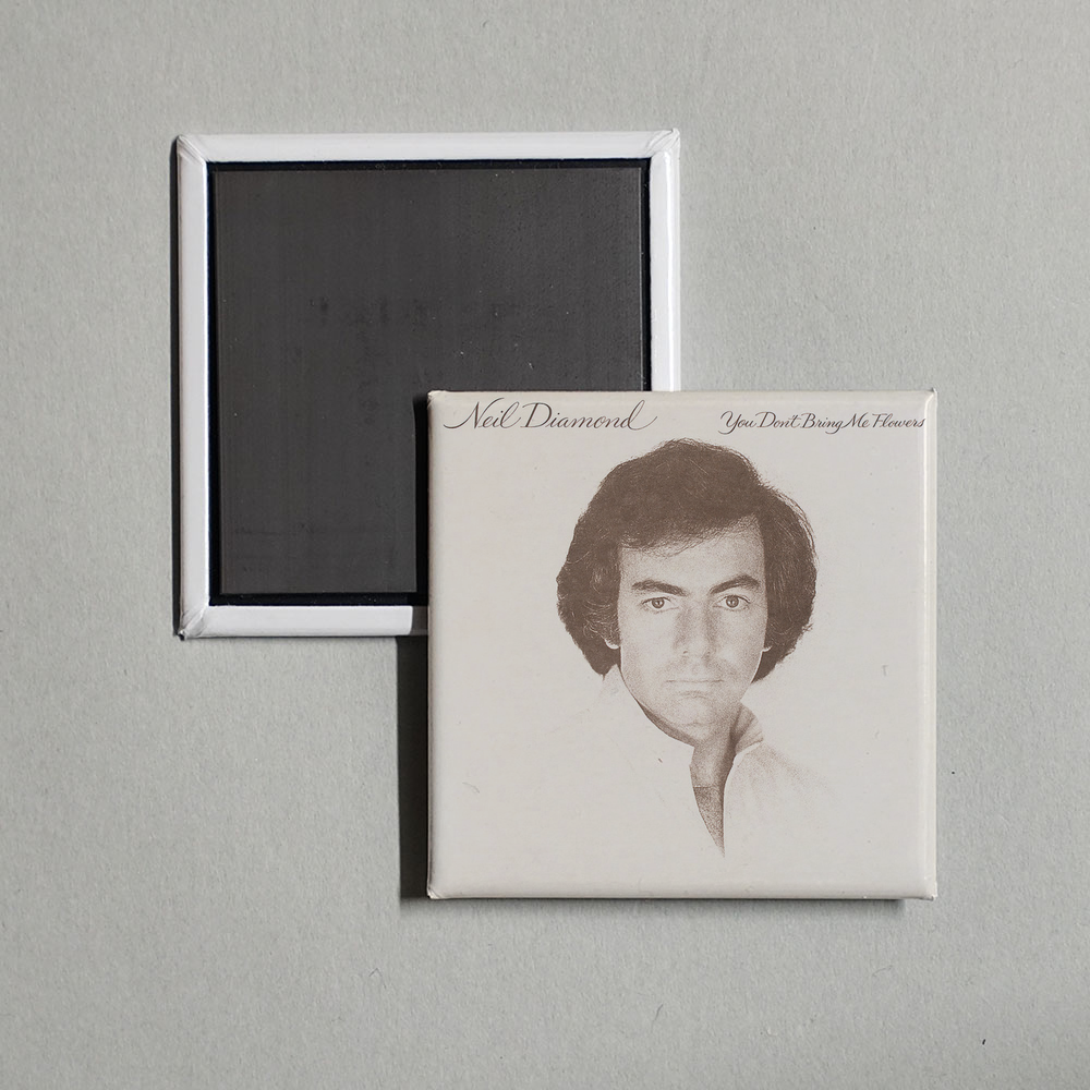 Neil Diamond - You Don't Bring Me Flowers Album Cover Fridge Magnet