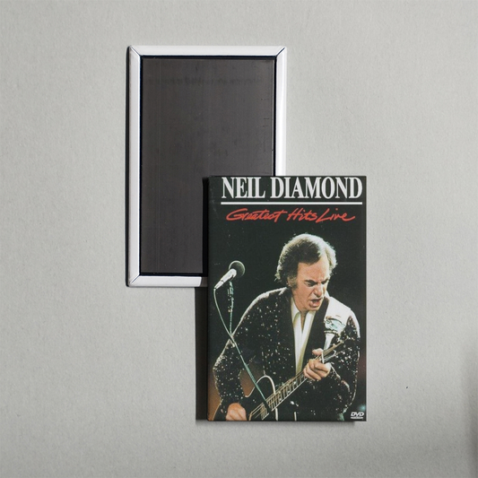 Neil Diamond Greatest Hits Live Mini Movie Fridge Magnet