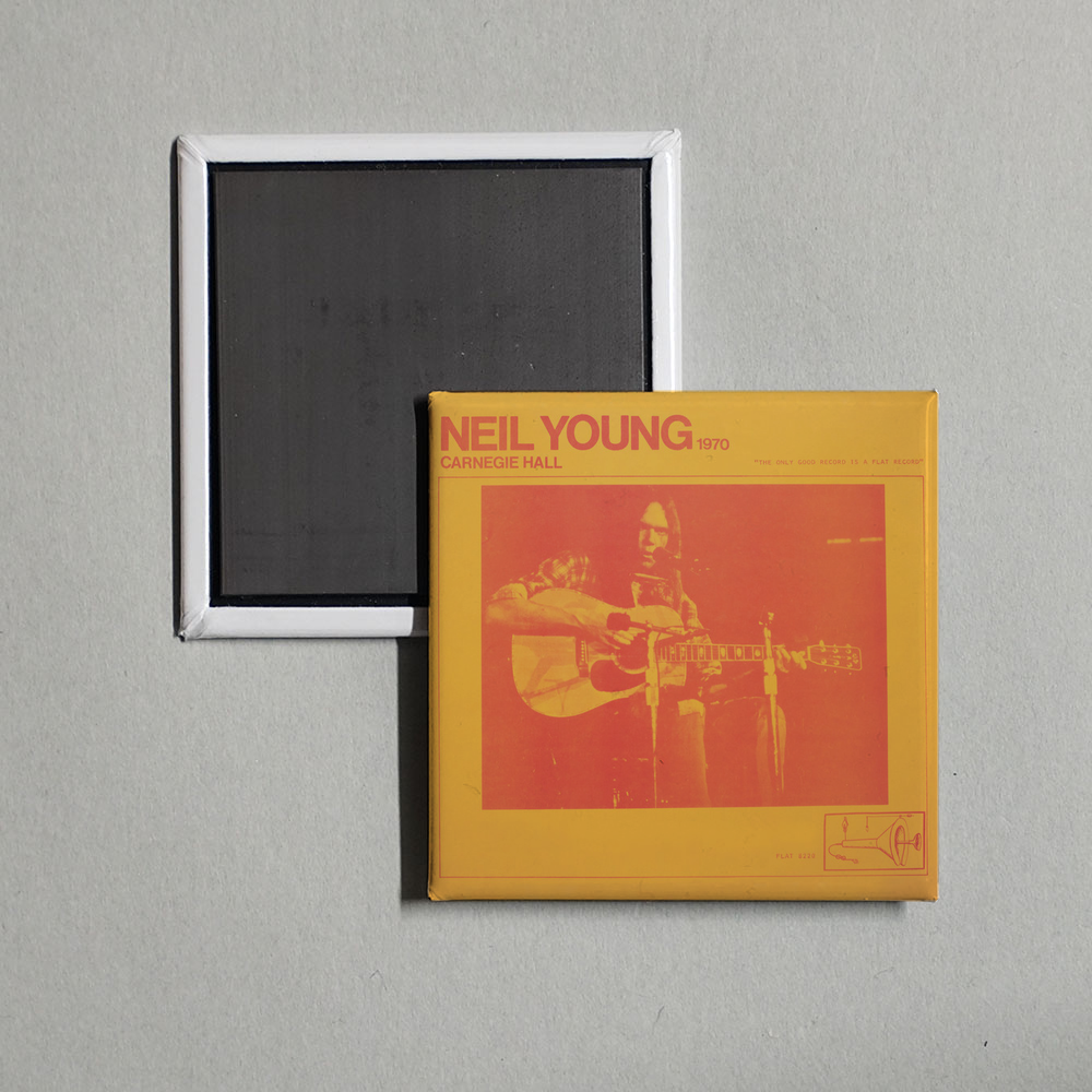 Neil Young - Carnegie Hall 1970 (Live) Album Cover Fridge Magnet