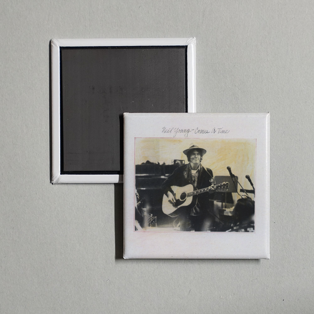 Neil Young - Comes a Time Album Cover Fridge Magnet