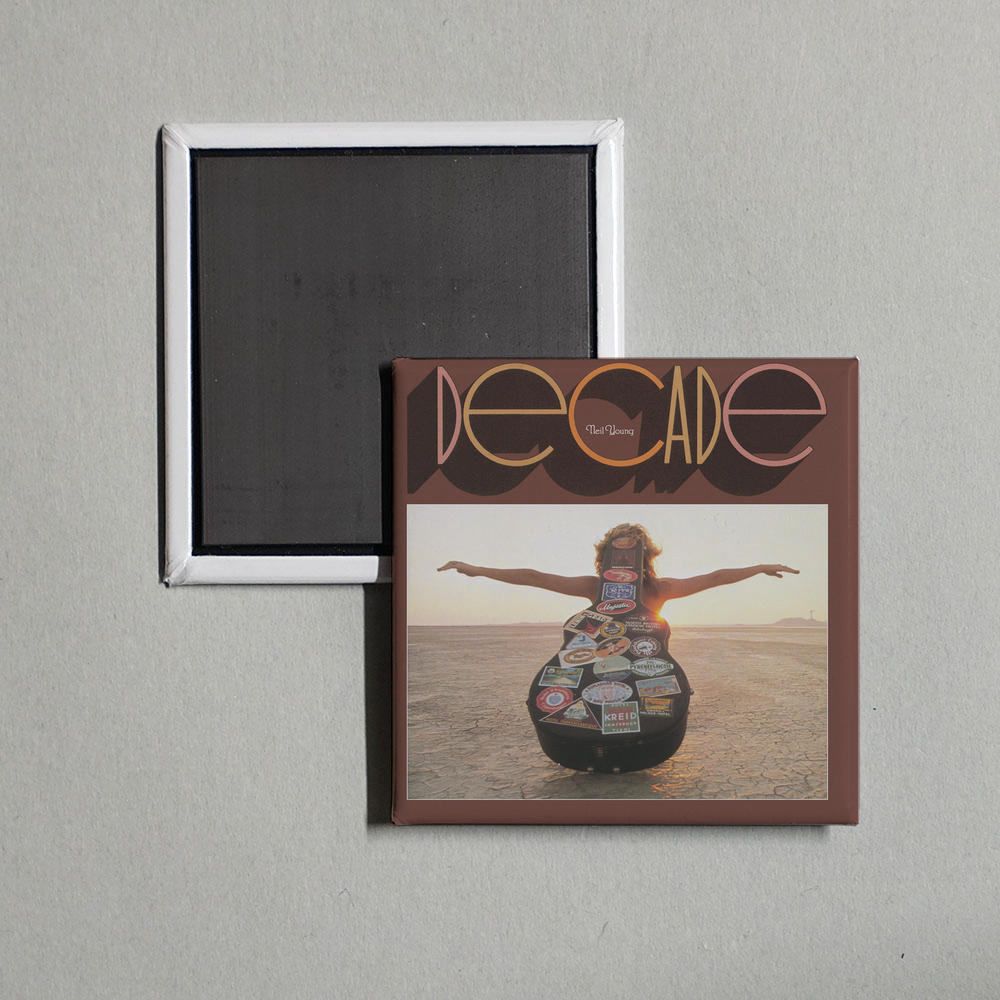 Neil Young - Decade Album Cover Fridge Magnet