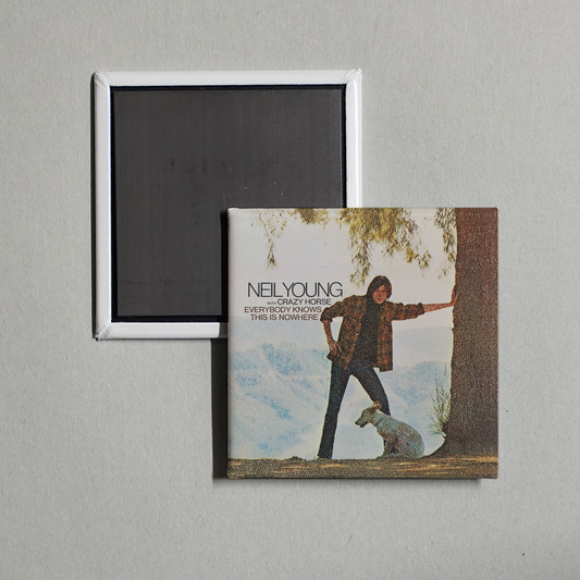 Neil Young - Everybody Knows This Is Nowhere Album Cover Fridge Magnet